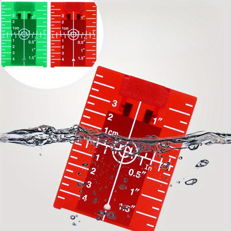 Laser Level 16 Lines 4D Green - 1 Stück Zoll/cm Laser-Zielkarte für Grüne