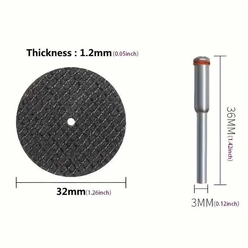 Schleif scheibe 32mm mit Dorns – Cordless Rotary Tool Kit Accessories Bewertung und Preis